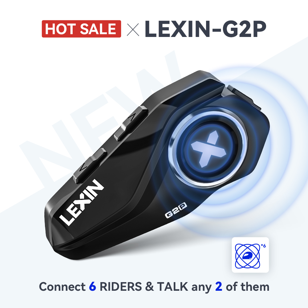 Universal Motorcycle Helmet Intercom Headset - 2022 Mới Lexin G2 Xe Máy