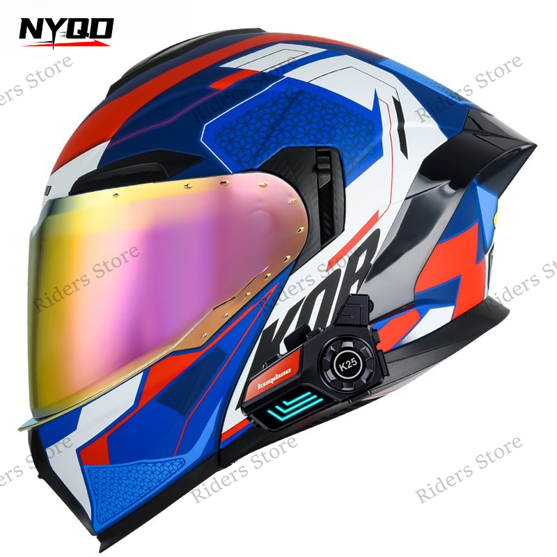 3C Certified Flip Up Motorcycl - đánh giá và giá Full Face Motorcycle Helmet With Bluetooth