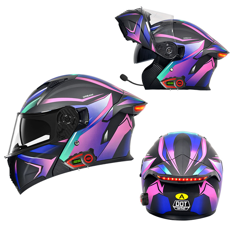 DOT Motorcycle Helmets Double  - đánh giá và giá Modular Flip Up Motorcycle Helmet Dot Approved