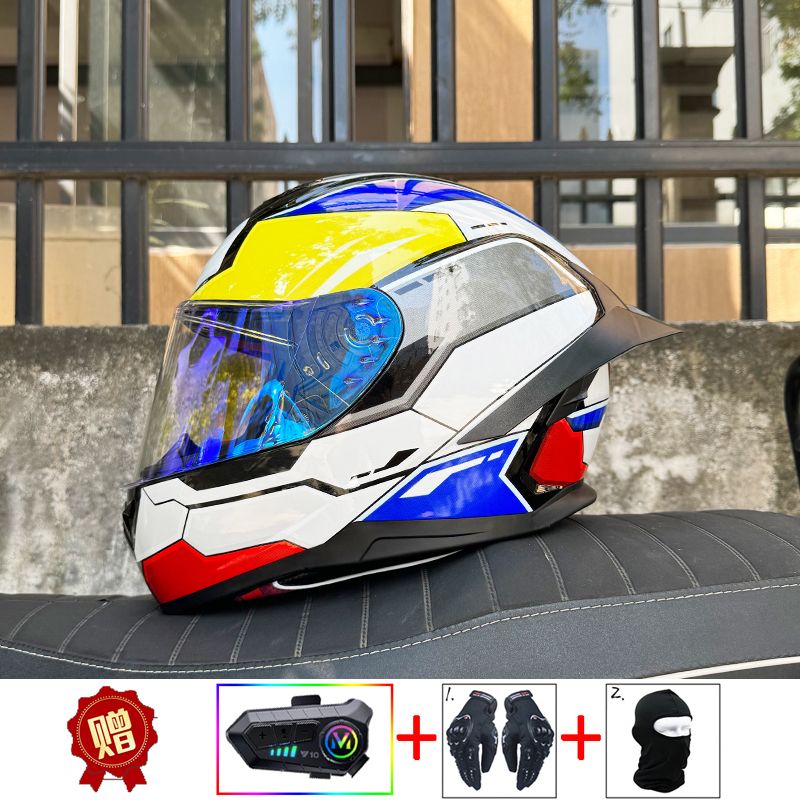 ORZ Motorcycle Bluetooth Helme - đánh giá và giá Full Face Motorcycle Helmet With Bluetooth