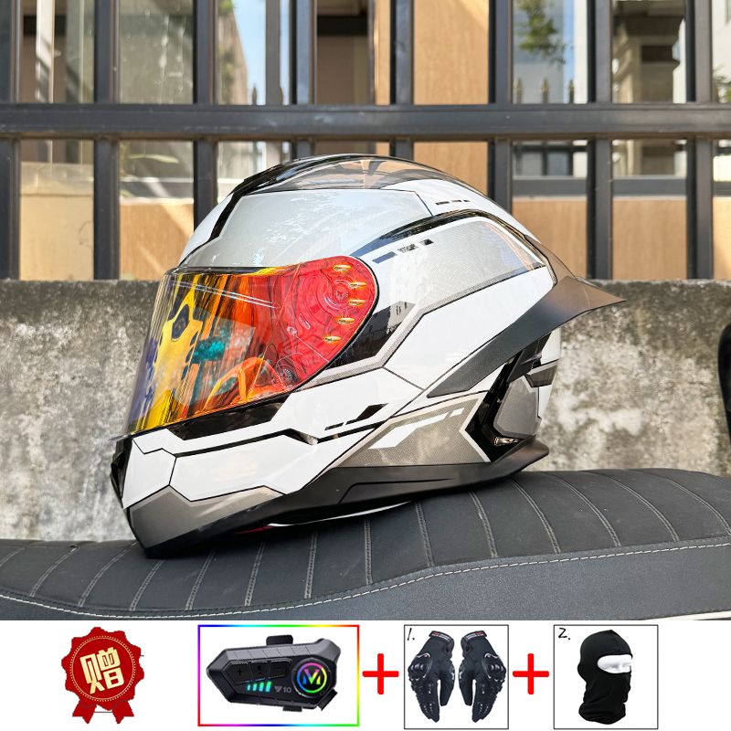 ORZ Motorcycle Bluetooth Helme - đánh giá và giá Full Face Motorcycle Helmet With Bluetooth