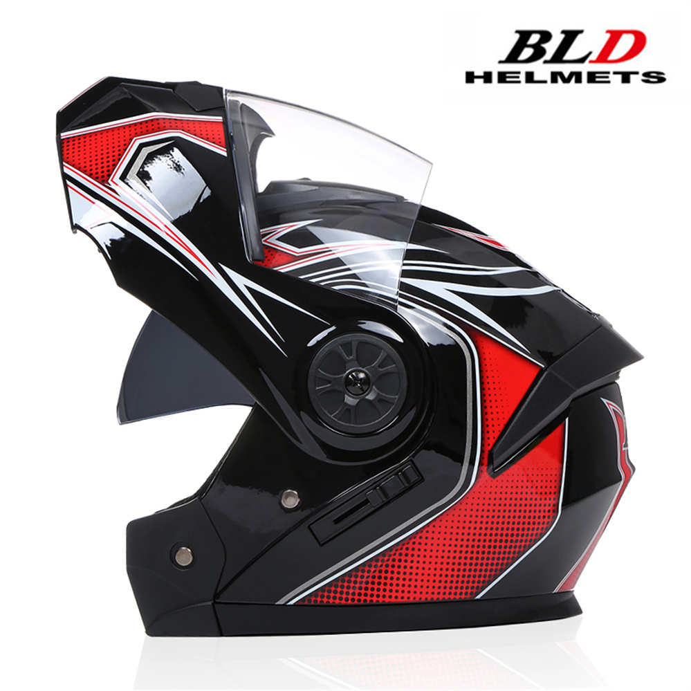 Dual Lens Helmet Modular Fashi - đánh giá và giá Dual Visor Motorcycle Racing Helmet