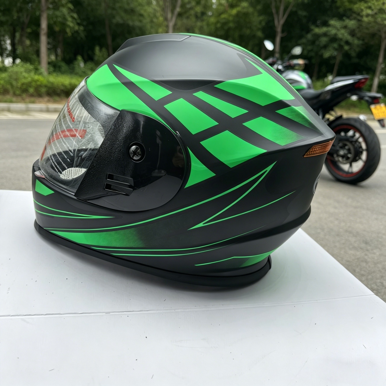 Men's Full Face Motorcycle Hel - đánh giá và giá Dual Visor Motorcycle Racing Helmet
