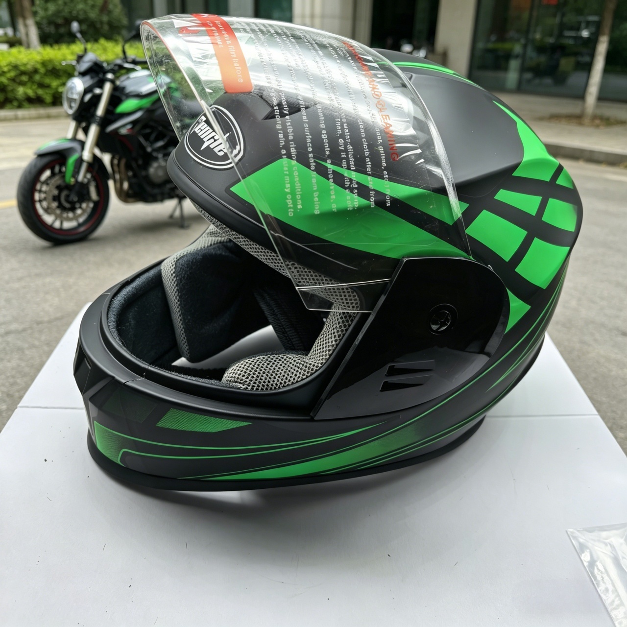 Men's Full Face Motorcycle Hel - đánh giá và giá Dual Visor Motorcycle Racing Helmet