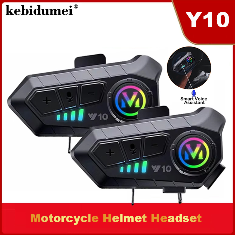 Y10 Bluetooth 5.3 Helmet Heads - đánh giá và giá Full Face Motorcycle Helmet With Bluetooth