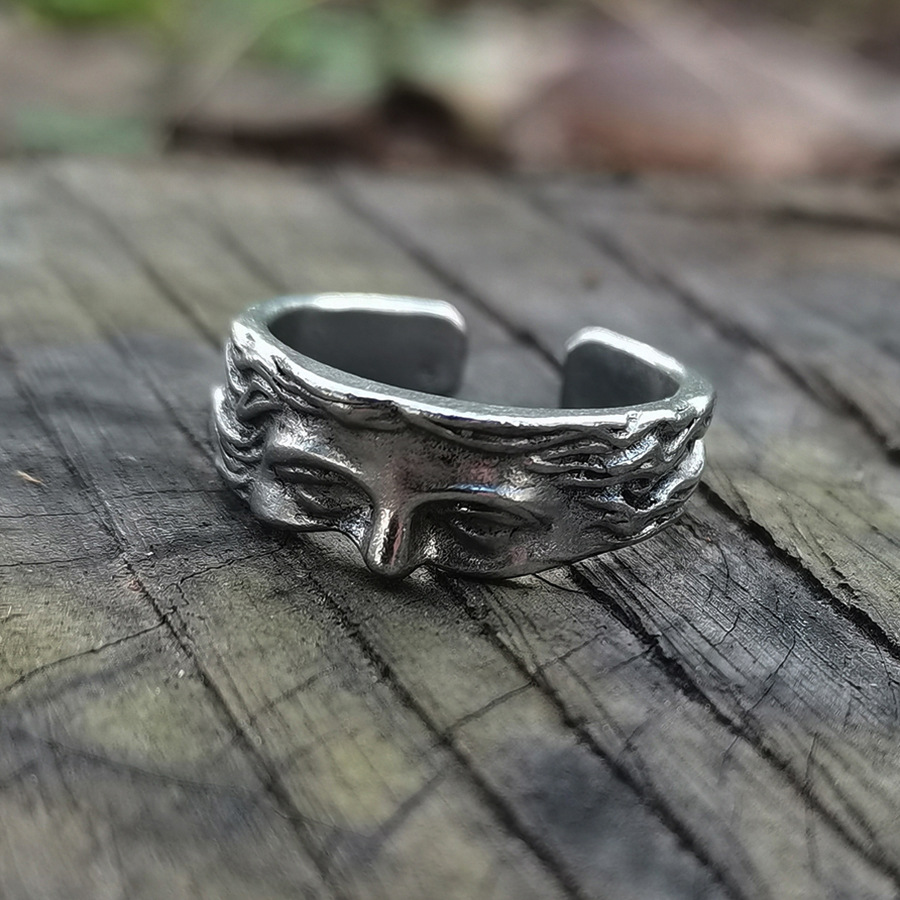 Creative Venus Half Mask Ring  - đánh giá và giá Vintage Open Face Retro Helmet