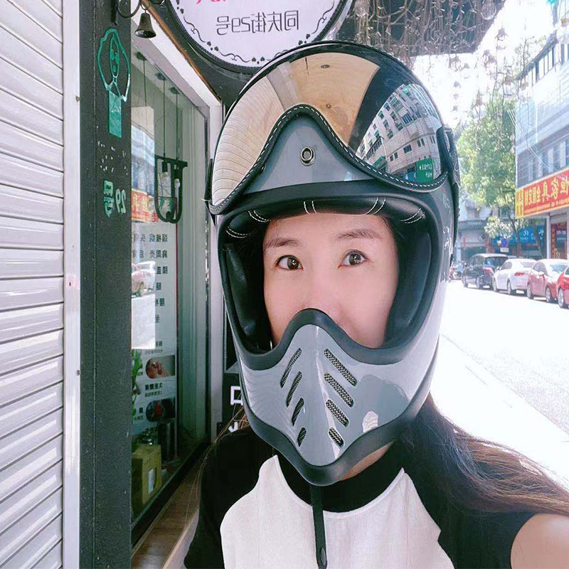 Fiberglass Free Shipping Open  - đánh giá và giá Vintage Open Face Retro Helmet