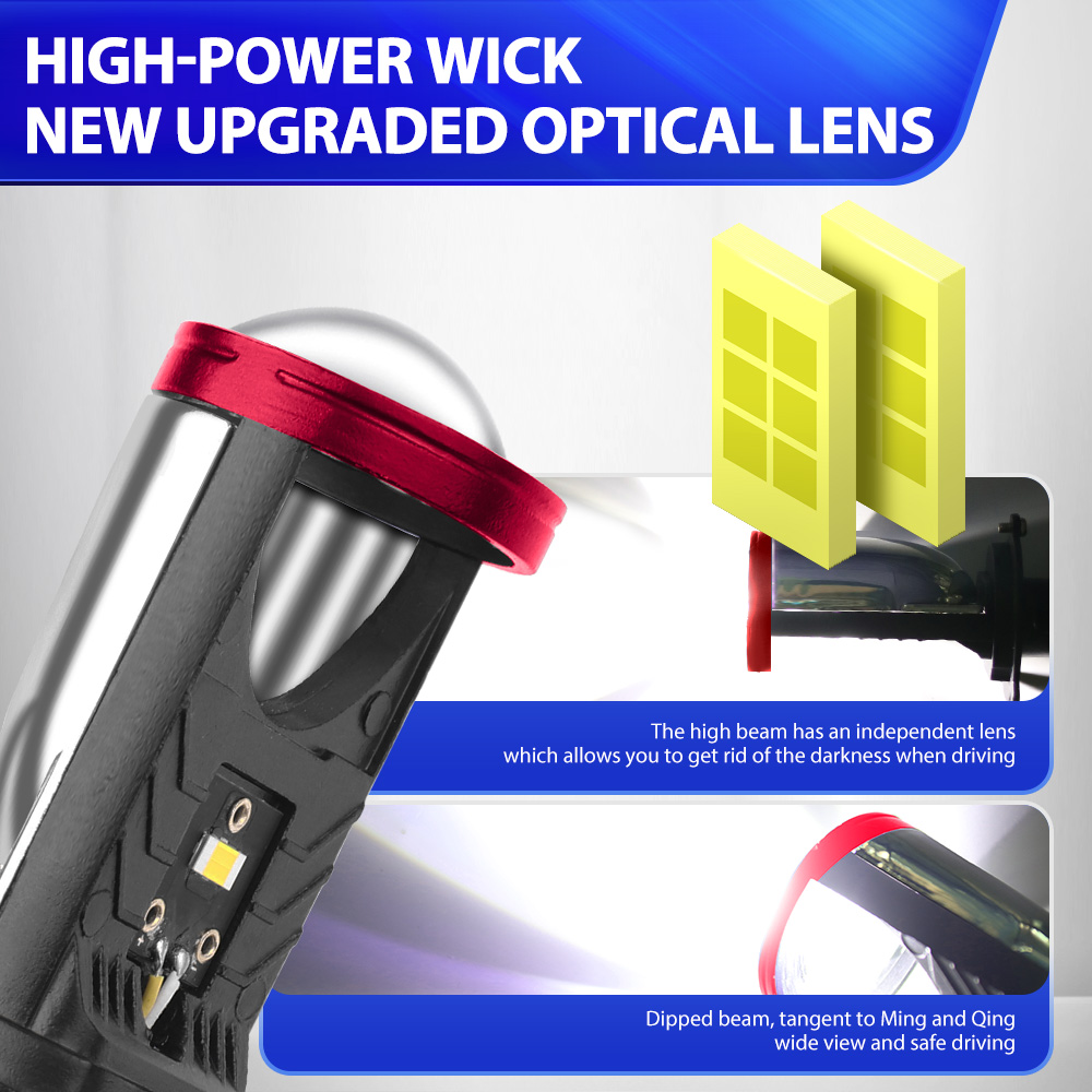 For Kawasaki ZG1400 Concours 2 - đánh giá và giá Universal Motorcycle Led Headlight Projector