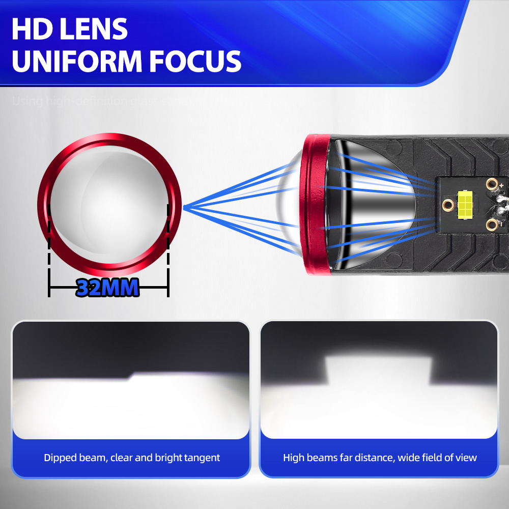 For Kawasaki ZG1400 Concours 2 - đánh giá và giá Universal Motorcycle Led Headlight Projector