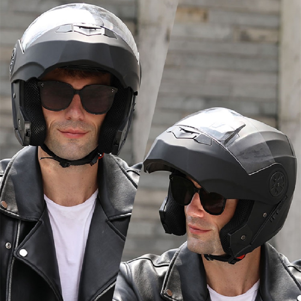 Bluetooth Men's Motorcycle Hel - đánh giá và giá Full Face Motorcycle Helmet With Bluetooth