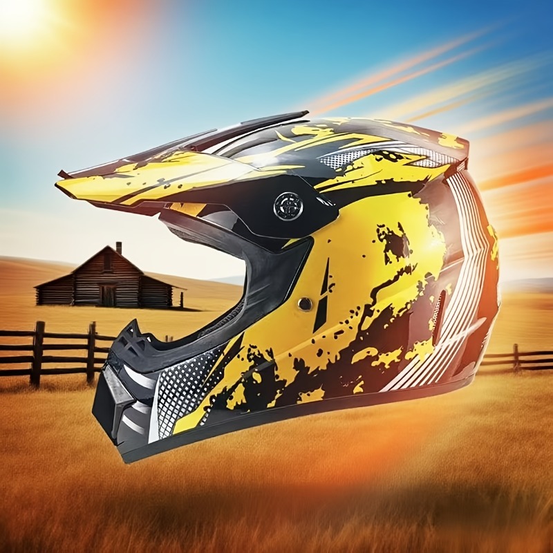 Dirt Bike Motocross Helmet Set - đánh giá và giá Off Road Motocross Helmet Goggles Set