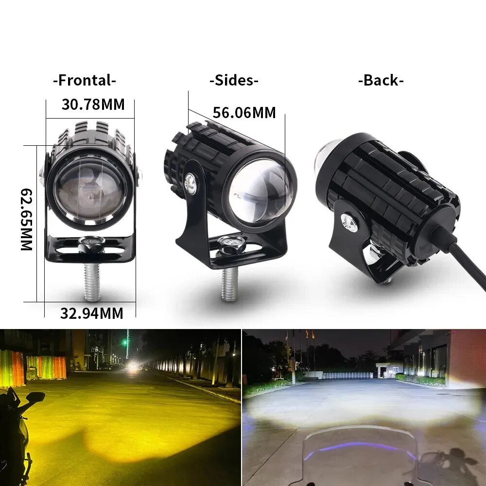 Universal Motorcycle LED Headl - đánh giá và giá Universal Motorcycle Led Headlight Projector