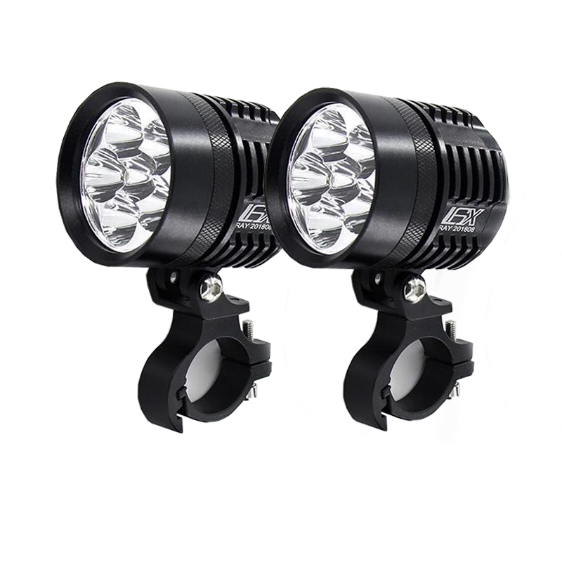 2PCS Universal L6X Headlight L - đánh giá và giá Universal Motorcycle Led Headlight Projector