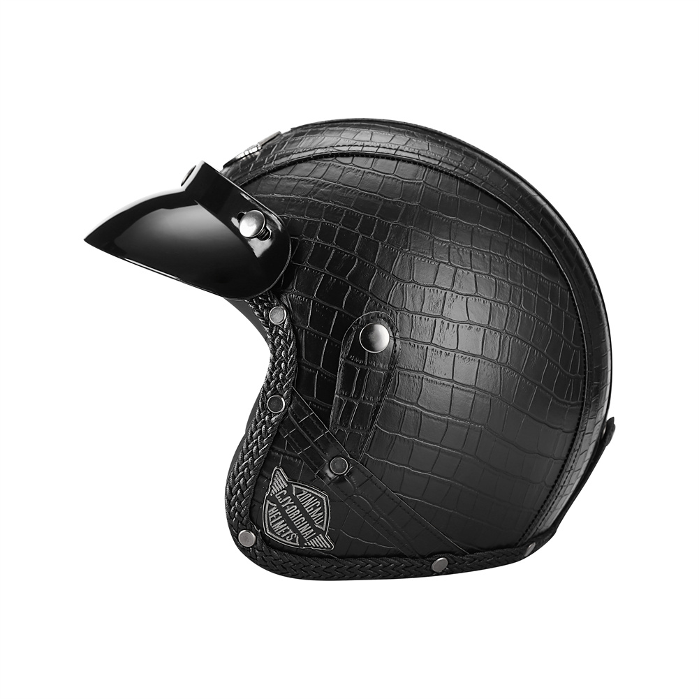 DOT 3/4 Open Face Motorcycle R - đánh giá và giá Vintage Open Face Retro Helmet