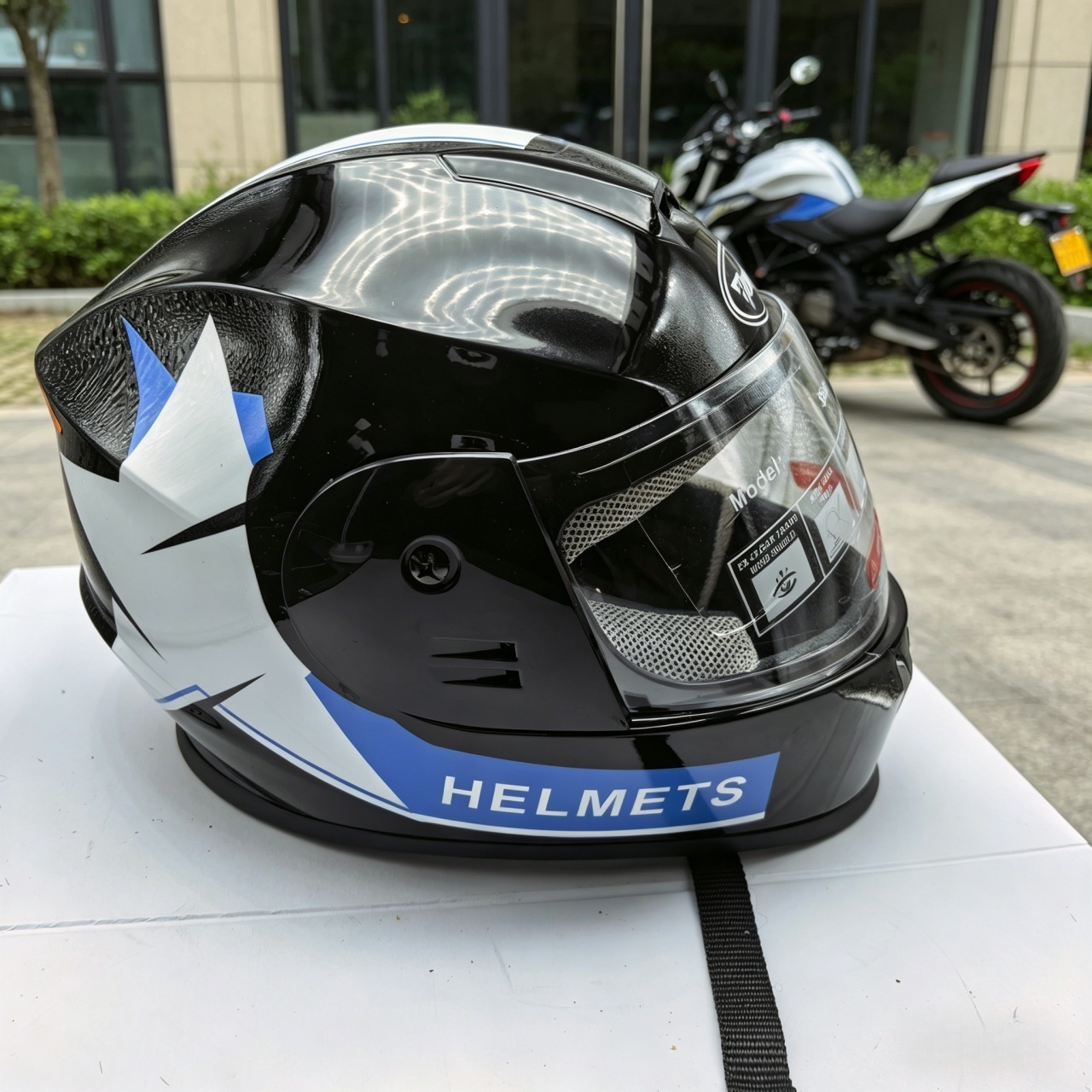 Full Face Motorcycle Helmet Du - đánh giá và giá Dual Visor Motorcycle Racing Helmet
