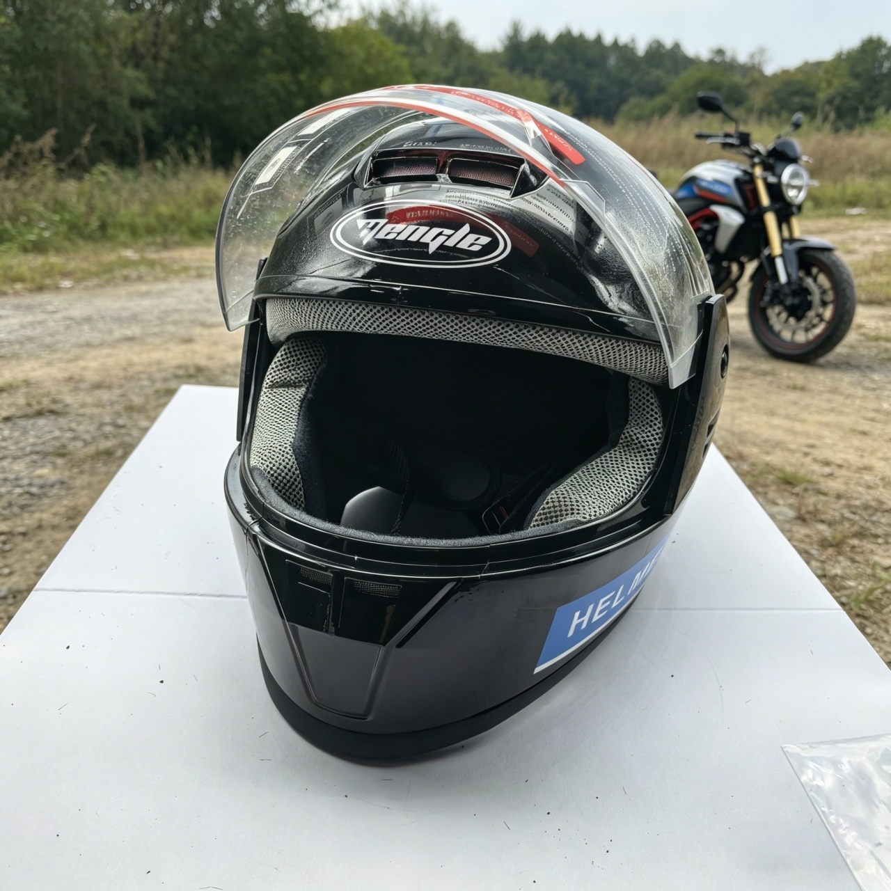 Full Face Motorcycle Helmet Du - đánh giá và giá Dual Visor Motorcycle Racing Helmet