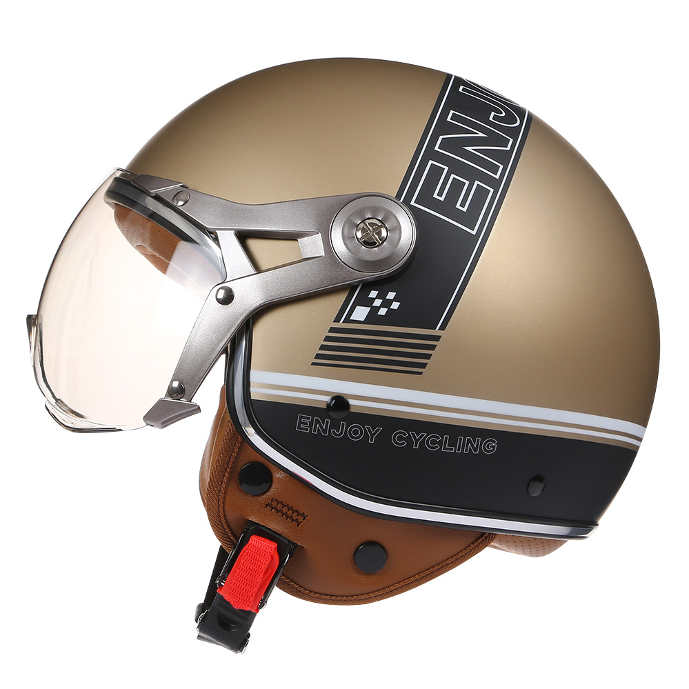 Vintage TT&COCASCOS Motorcycle - đánh giá và giá Vintage Open Face Retro Helmet