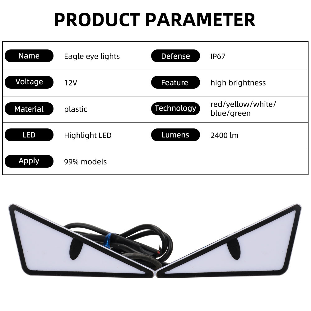 2pcs LED Devil's Eye License P - đánh giá và giá Universal Motorcycle Led Headlight Projector