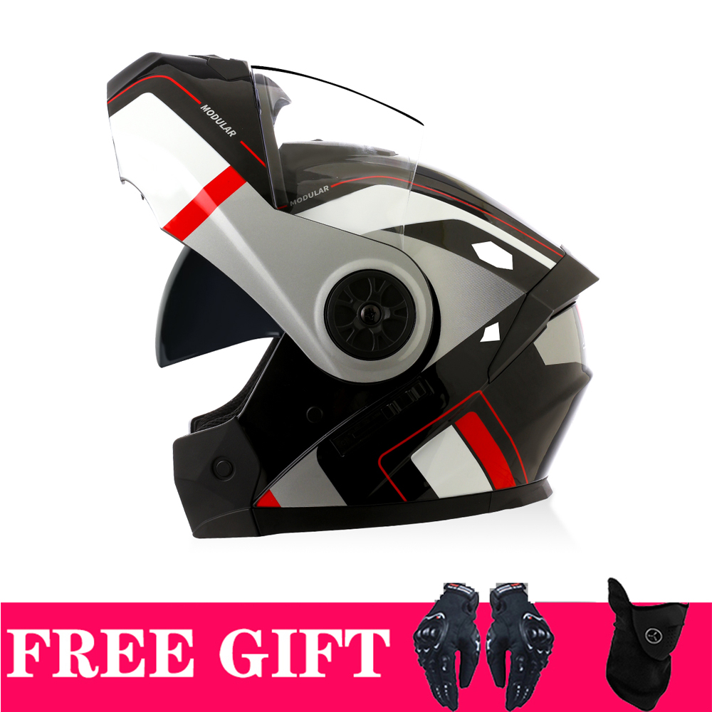 Double Visors Bluetooth Helmet - đánh giá và giá Full Face Motorcycle Helmet With Bluetooth