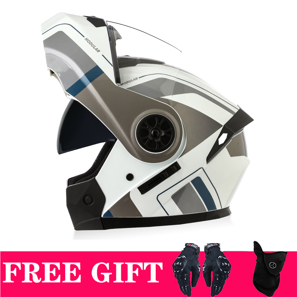 Double Visors Bluetooth Helmet - đánh giá và giá Full Face Motorcycle Helmet With Bluetooth