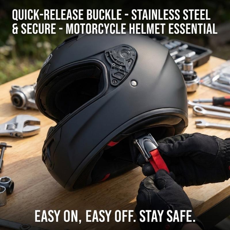 Mũ bảo hiểm xe máy ABS không g - đánh giá và giá Quick Release Buckle Motorcycle Helmet
