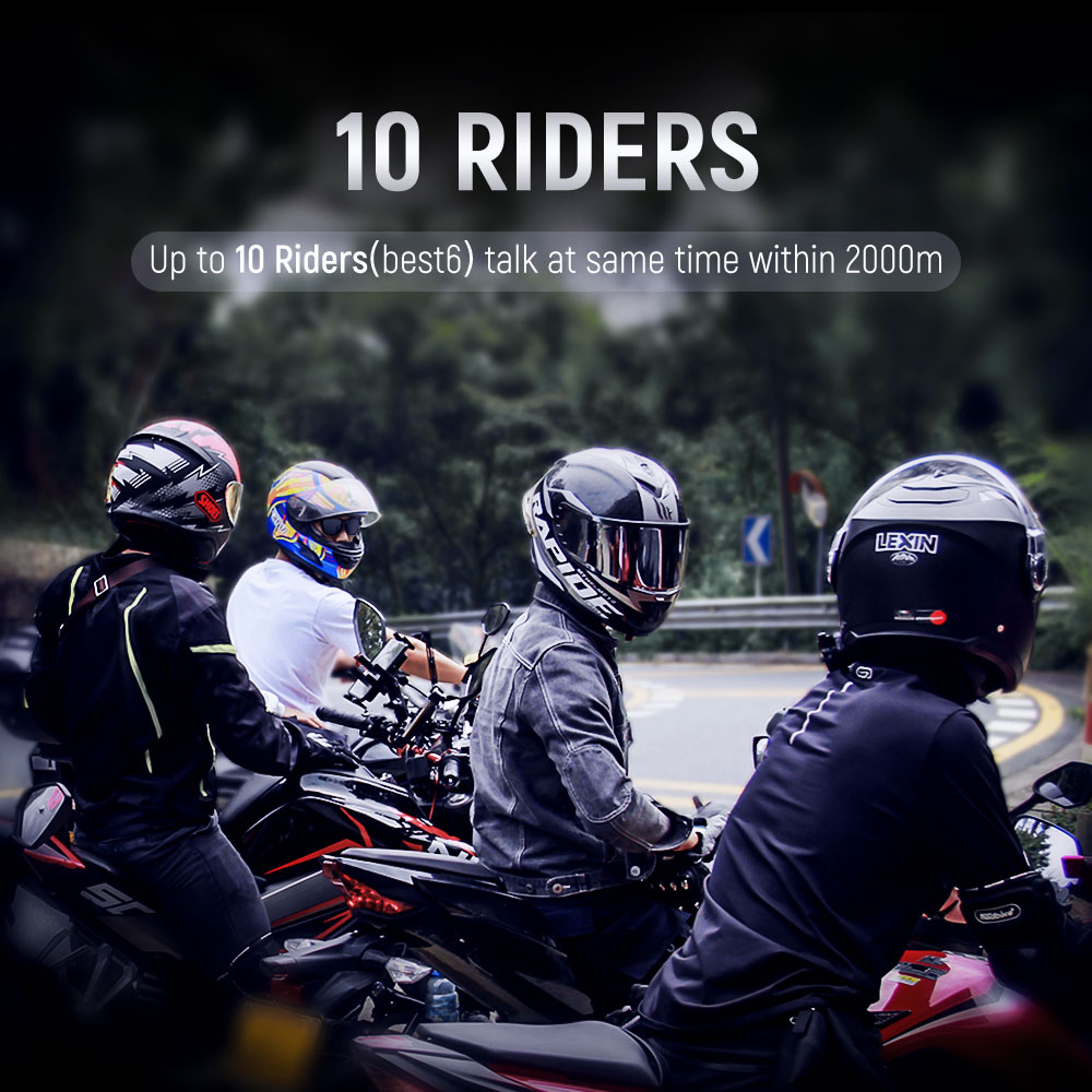 Lexin B4FM-X Bluetooth Motorcy - đánh giá và giá Universal Motorcycle Helmet Intercom Headset