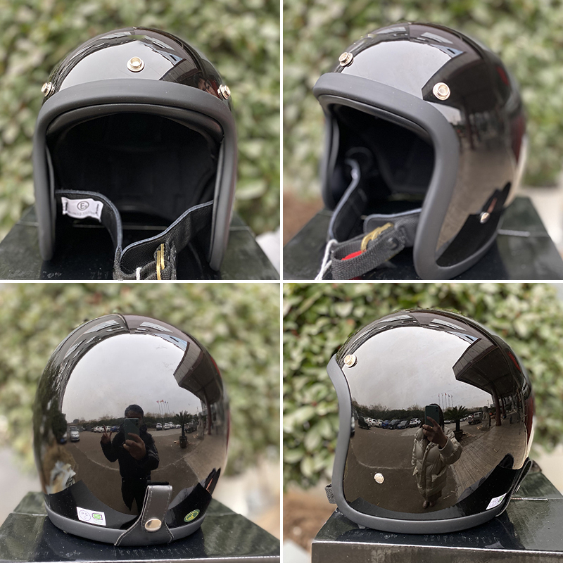 TT&COCASCOS Motorcycle Helmet  - đánh giá và giá Vintage Open Face Retro Helmet