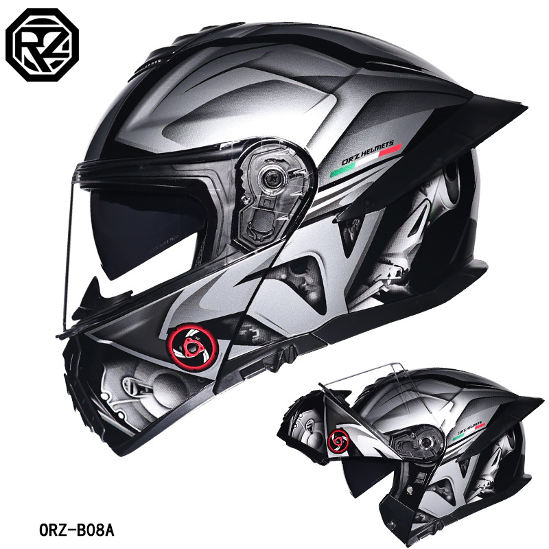ORZ Motorcycle Helmet Dual Vis - đánh giá và giá Modular Flip Up Motorcycle Helmet Dot Approved