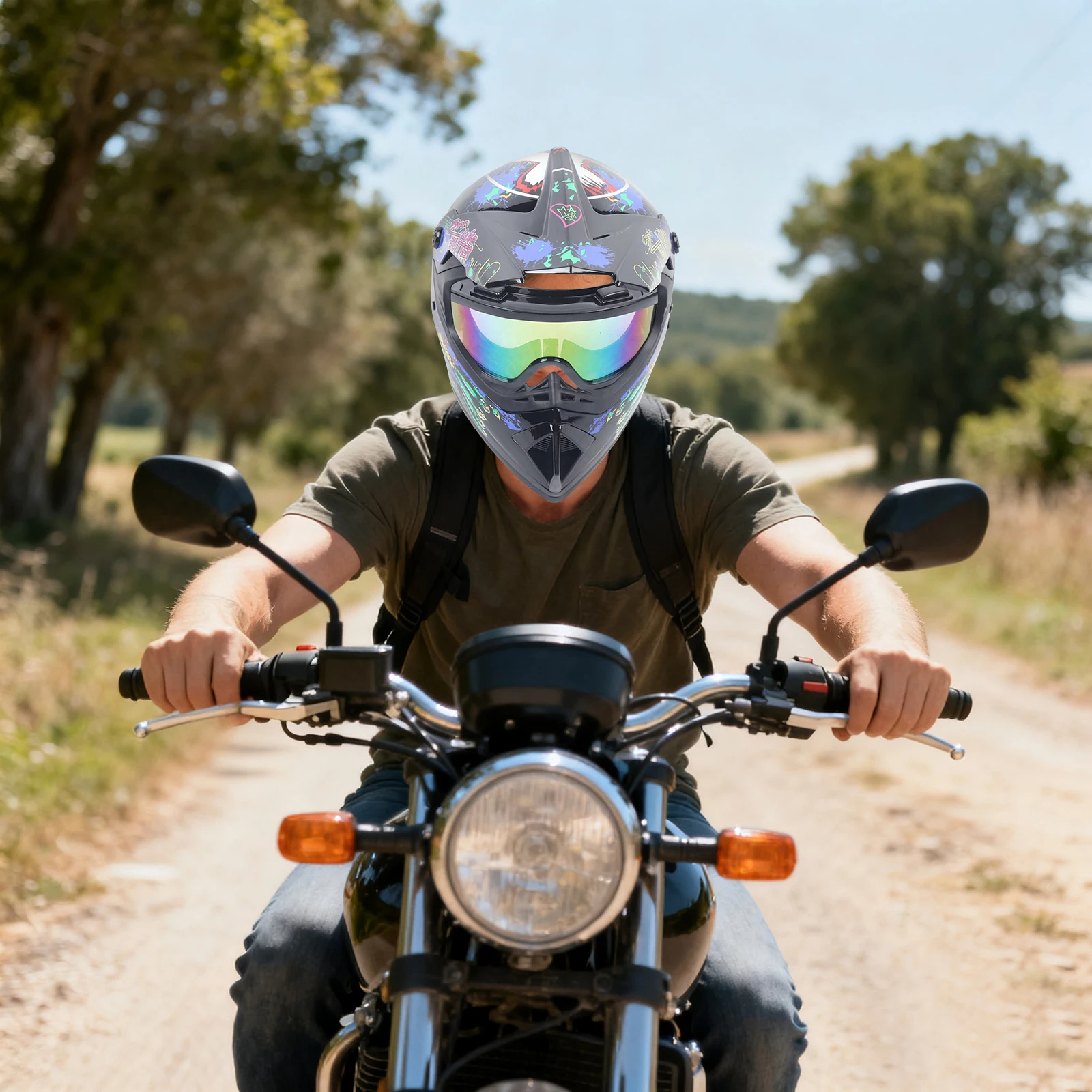 Motocross Helmet Kit, Motorcyc - đánh giá và giá Off Road Motocross Helmet Goggles Set