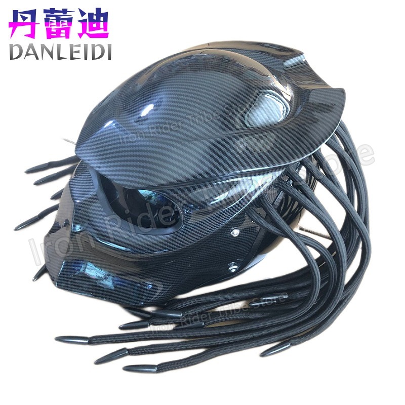 HOT Racing Predator Carbon Fib - đánh giá và giá Custom Predator Motorcycle Helmet