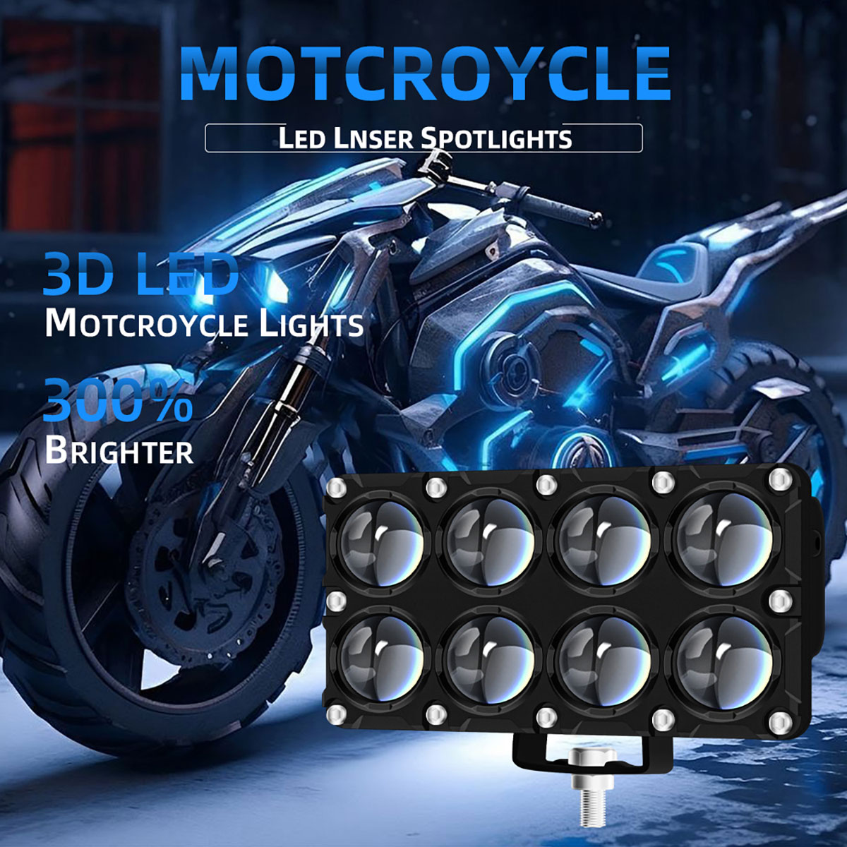 6/8/10 Lens Auxiliary Motorcyc - đánh giá và giá Universal Motorcycle Led Headlight Projector