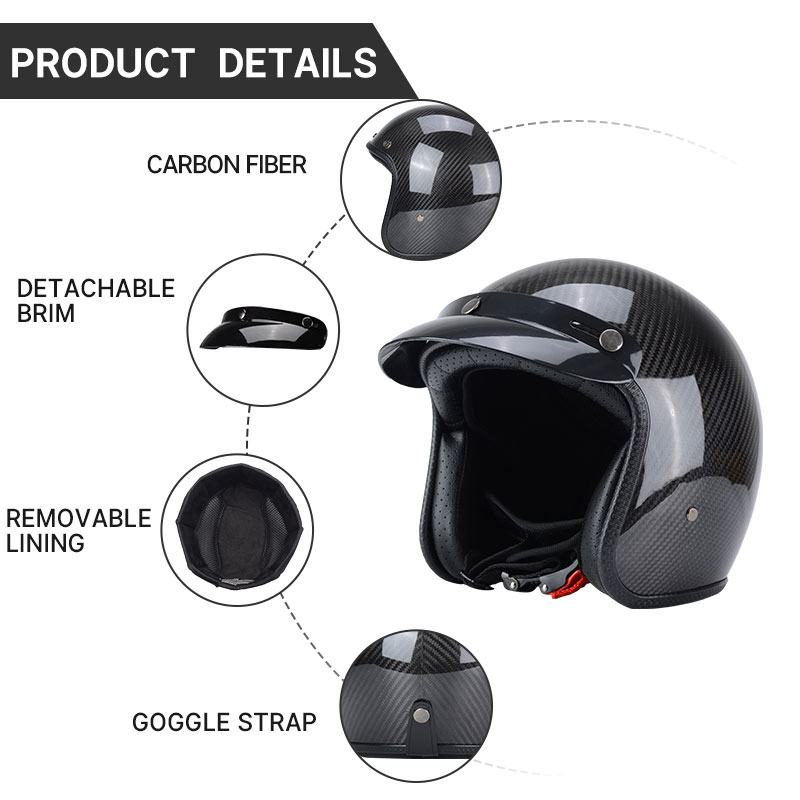 Super Lightweight Carbon Fiber - đánh giá và giá Carbon Fiber Lightweight Motorcycle Helmet