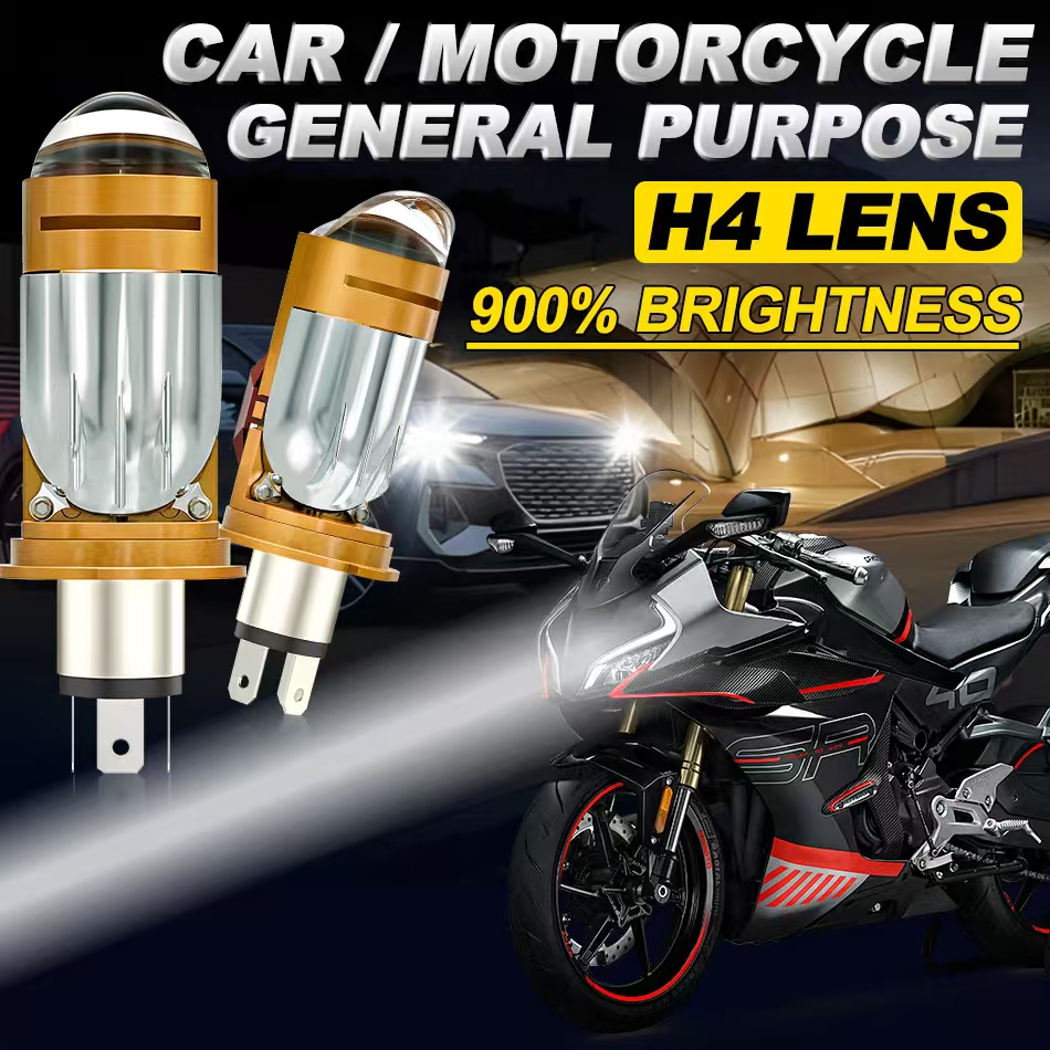 CAMOTO Bi LED Lens Projector H - đánh giá và giá Universal Motorcycle Led Headlight Projector