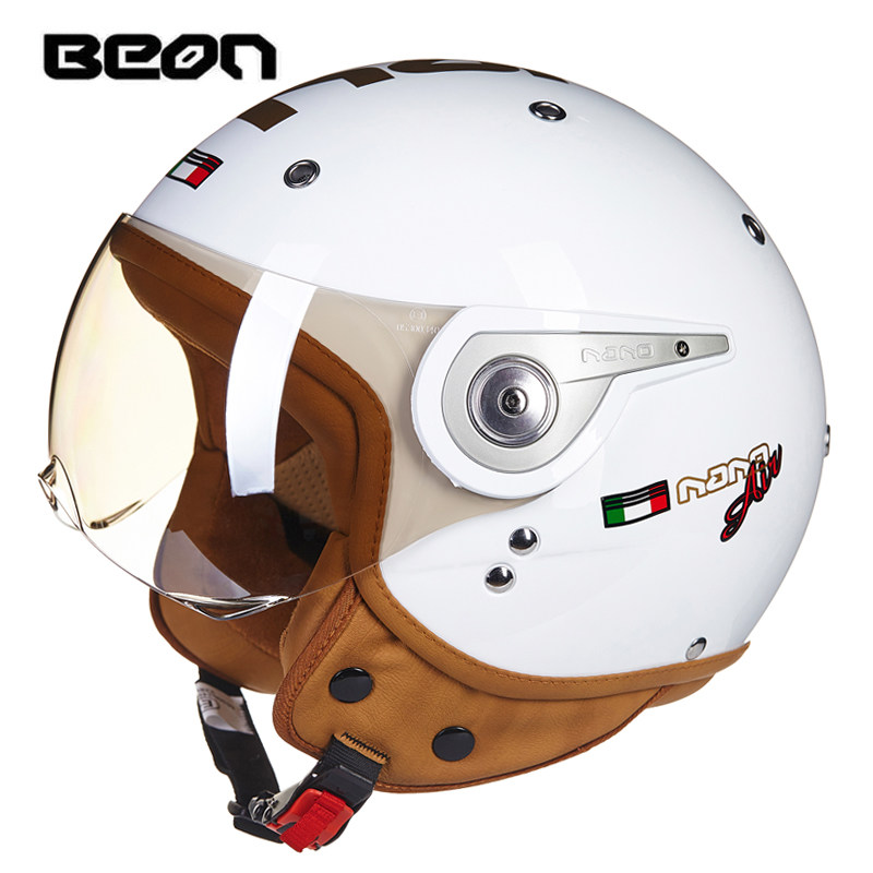 BEON B-110 Moto Rcycle Mũ Bảo  - đánh giá và giá Vintage Open Face Retro Helmet