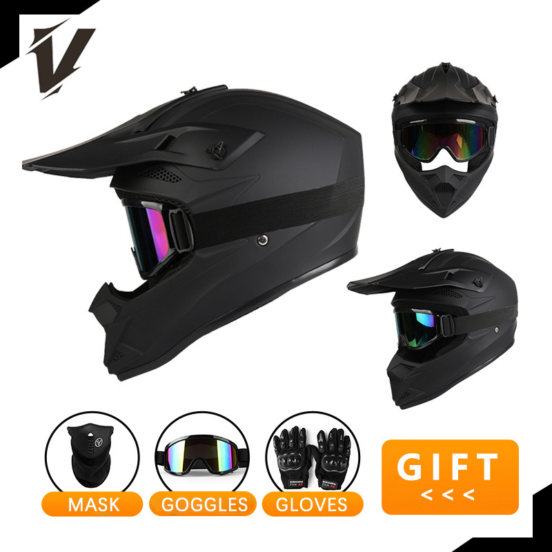 Off Road Motorcycle Helmet Set - đánh giá và giá Off Road Motocross Helmet Goggles Set