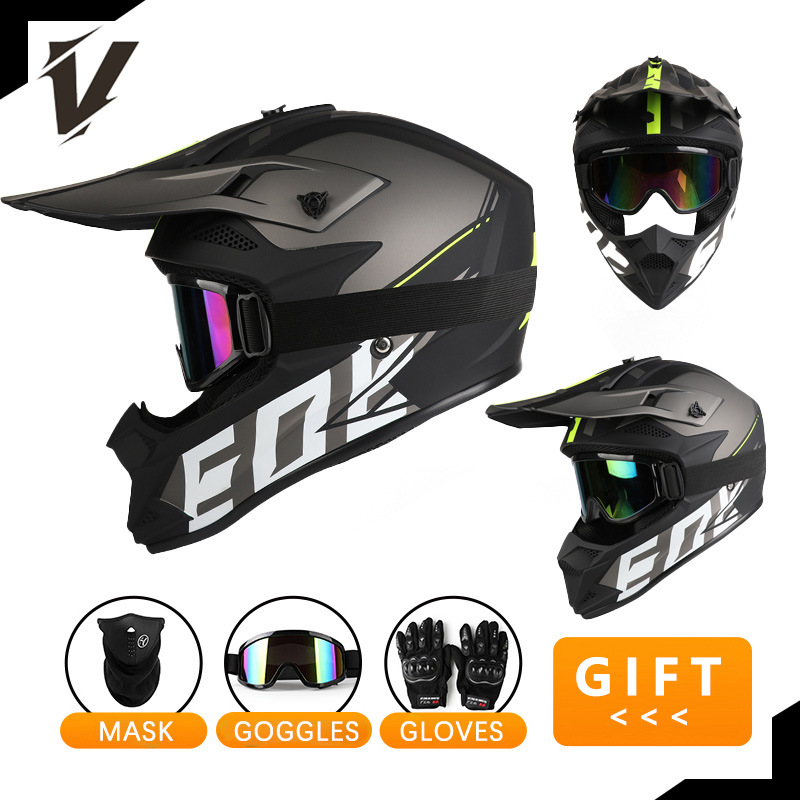 Off Road Motorcycle Helmet Set - đánh giá và giá Off Road Motocross Helmet Goggles Set