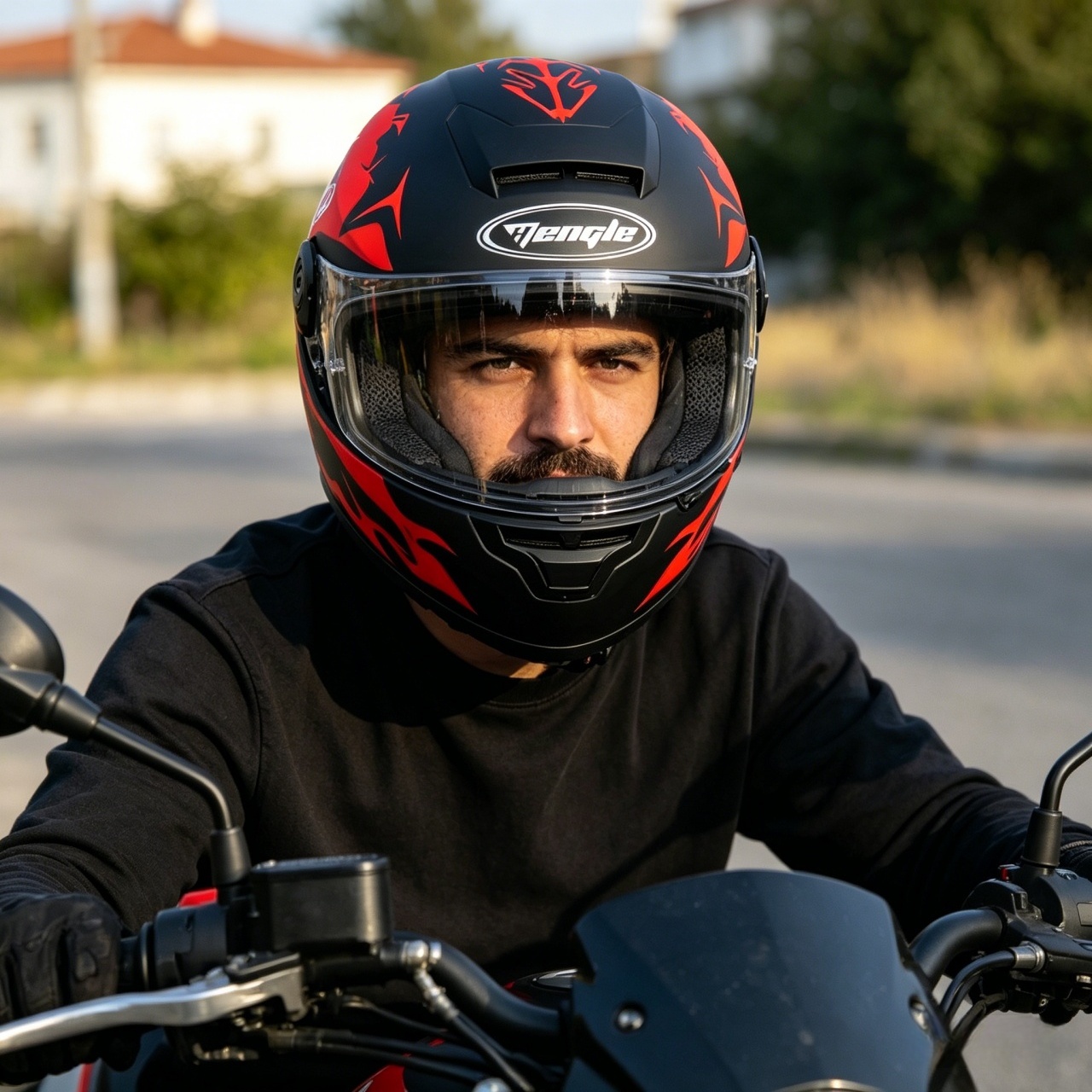 Men's Full Face Motorcycle Hel - đánh giá và giá Dual Visor Motorcycle Racing Helmet