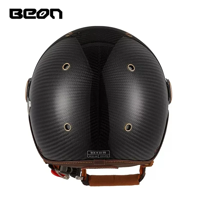 BEON BR13 Retro Open Face Half - đánh giá và giá Vintage Open Face Retro Helmet
