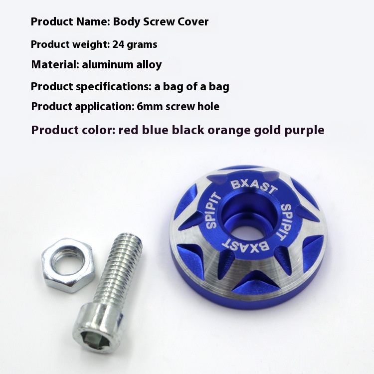 Universal CNC 6MM Decorative A - đánh giá và giá Scooter Parts