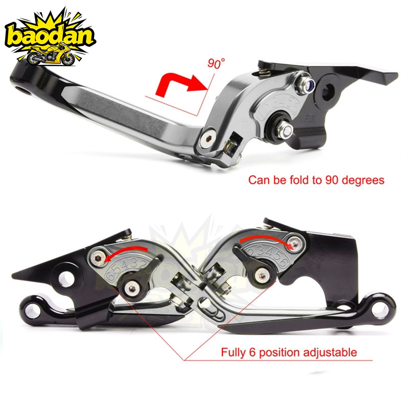 Clutch Lever Brake Lever Fit F - đánh giá và giá Cnc Aluminum Adjustable Brake Clutch Levers