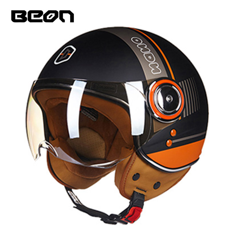 Capacete BEON 110B Mở Mặt Xe M - đánh giá và giá Vintage Open Face Retro Helmet