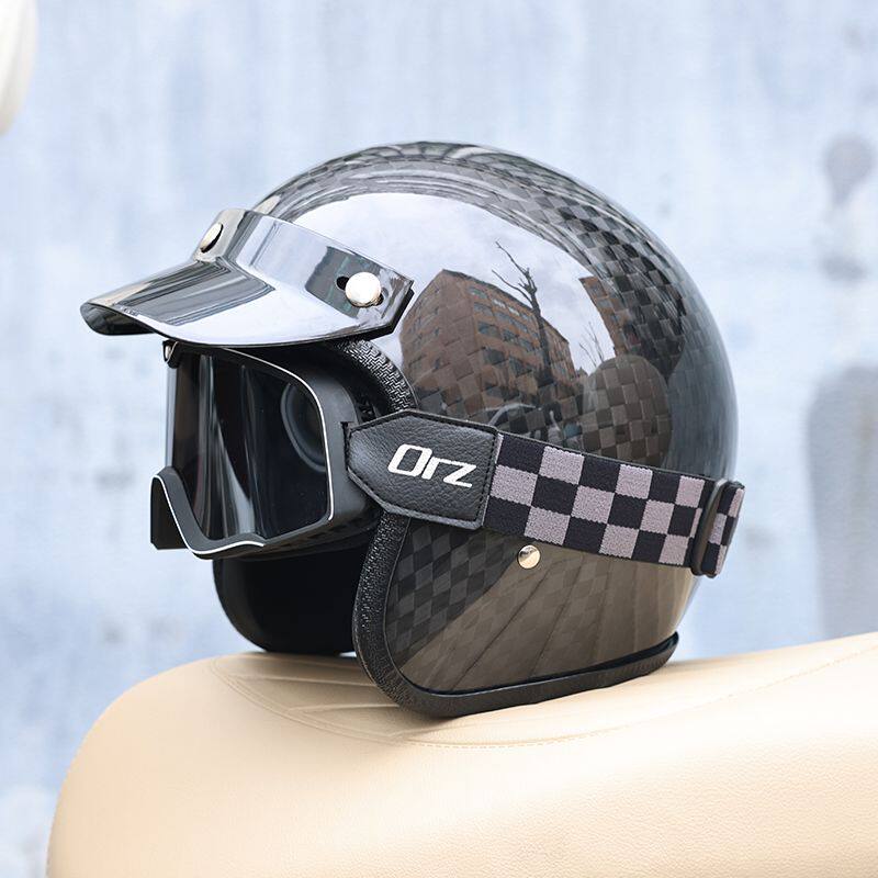 2026 Carbon Fiber Vintage Helm - đánh giá và giá Carbon Fiber Lightweight Motorcycle Helmet