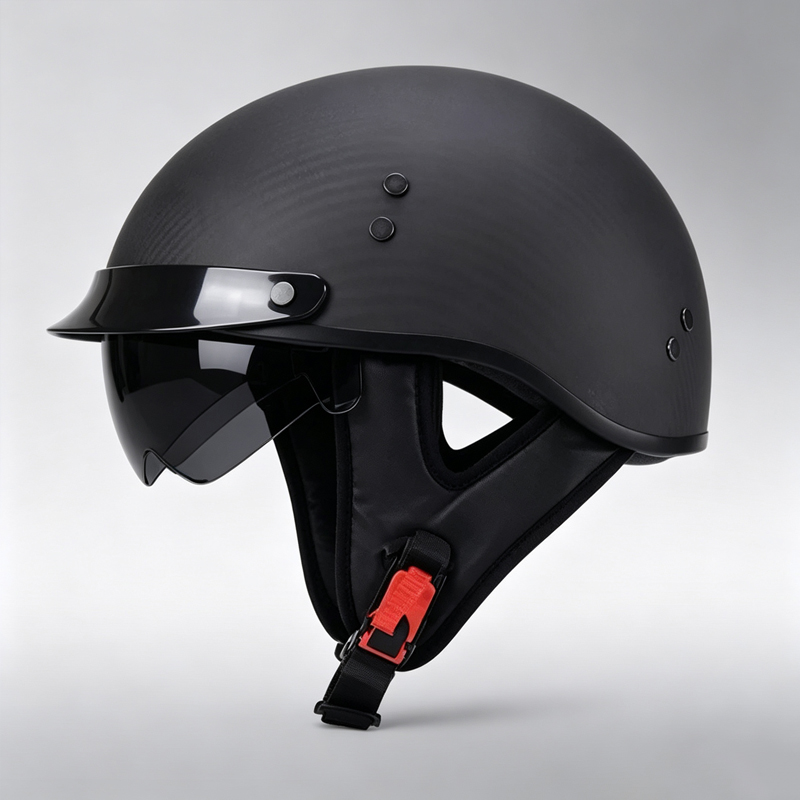 Carbon Fiber Motorcycle Half H - đánh giá và giá Carbon Fiber Lightweight Motorcycle Helmet