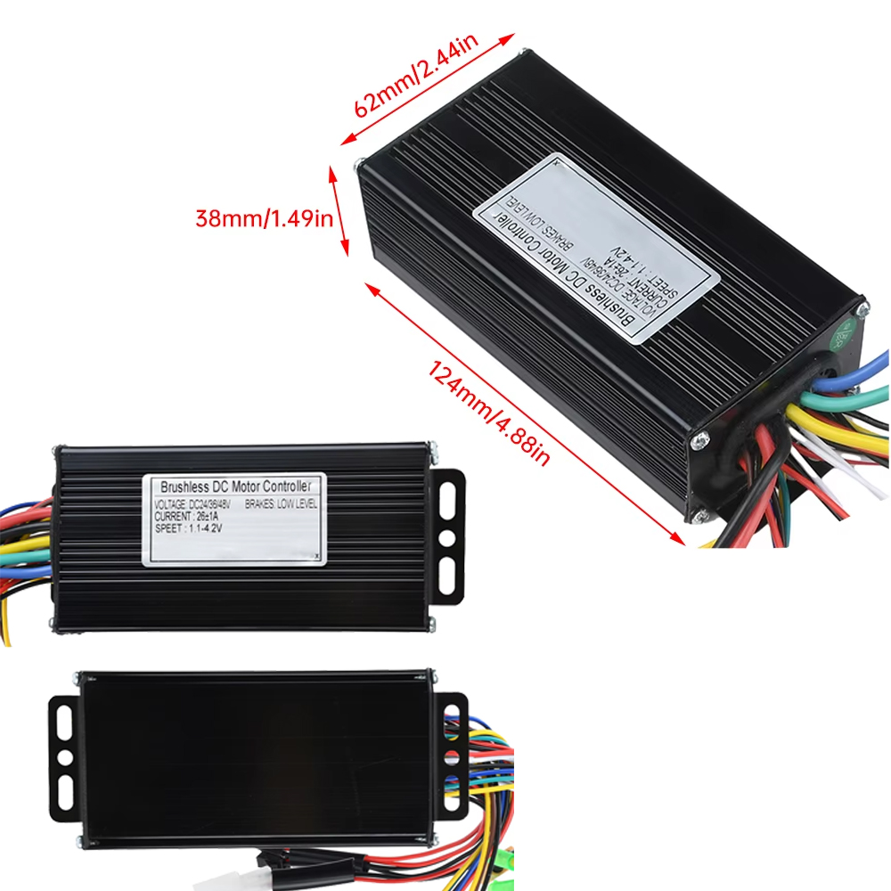 26A 500/750W DC 24V/36/48V E-b - đánh giá và giá Scooter Parts